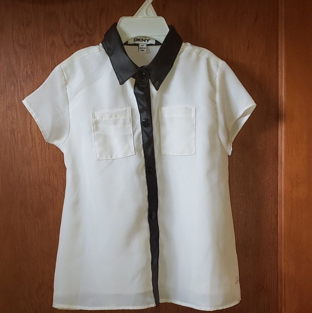 DKNY toddler girls shirt and art class pants.